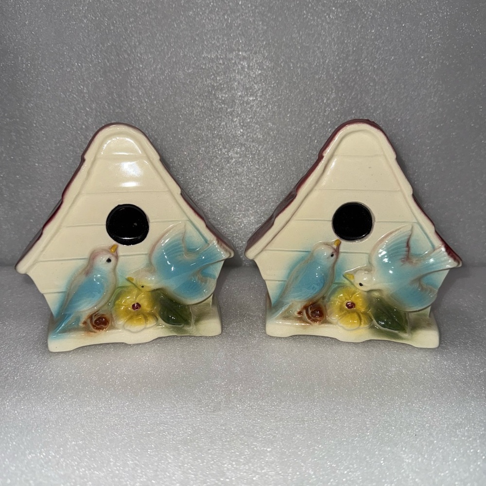 Vintage Shawnee Bluebird Wall Pocket Planters - Picture 3 of 7